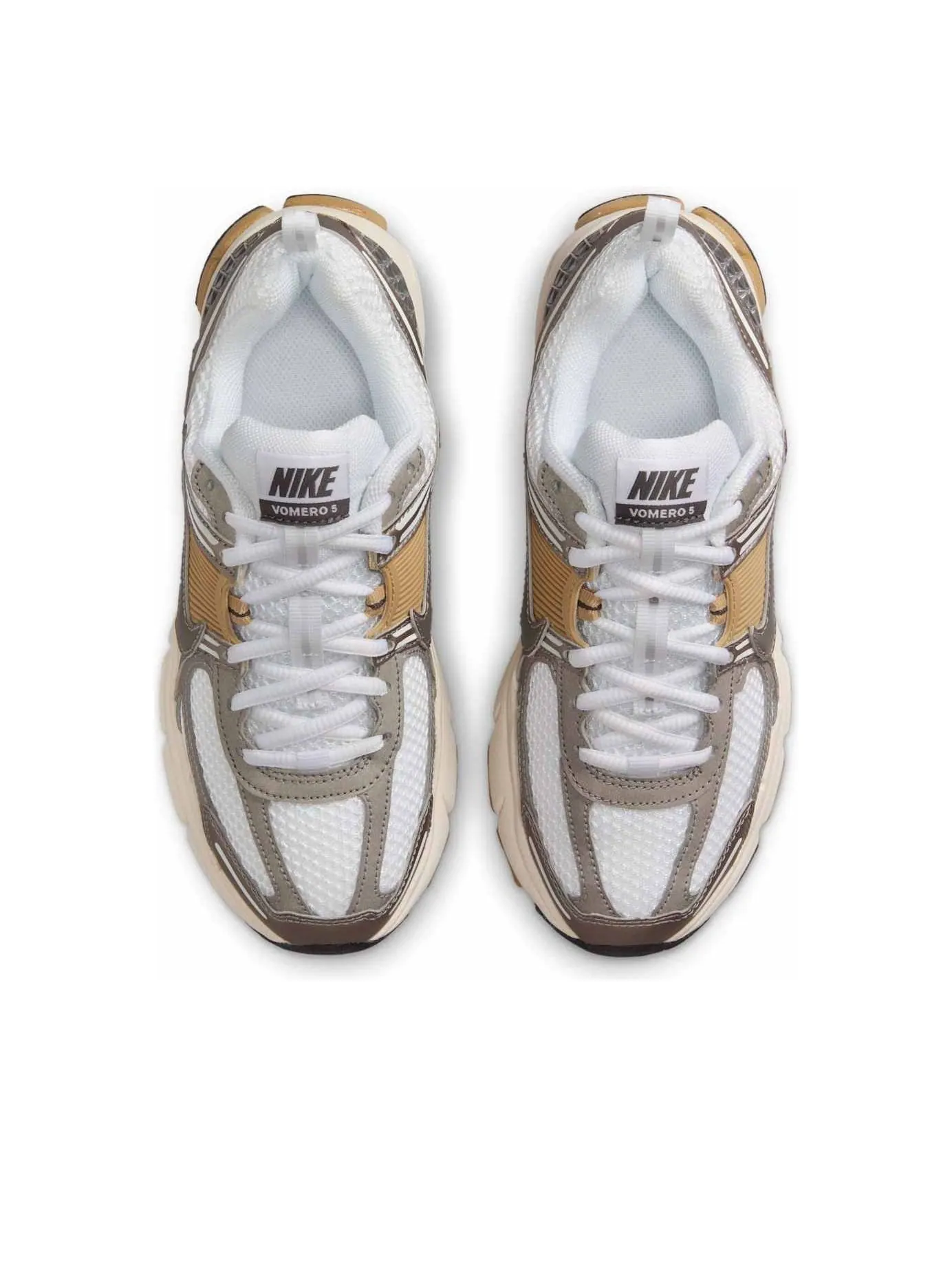 Кроссовки (GS) Nike Air Zoom Vomero 5 'Metallic Pewter Parachute Beige' — изображение 2 из 6, золото