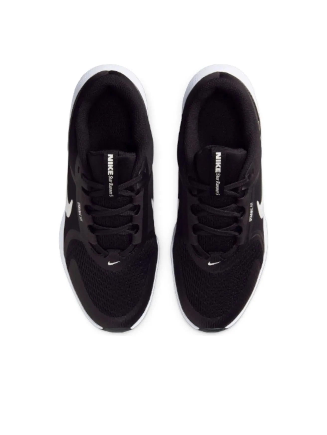 Кроссовки (GS) Nike Star Runner 5 'Black White' — изображение 3 из 5, черный