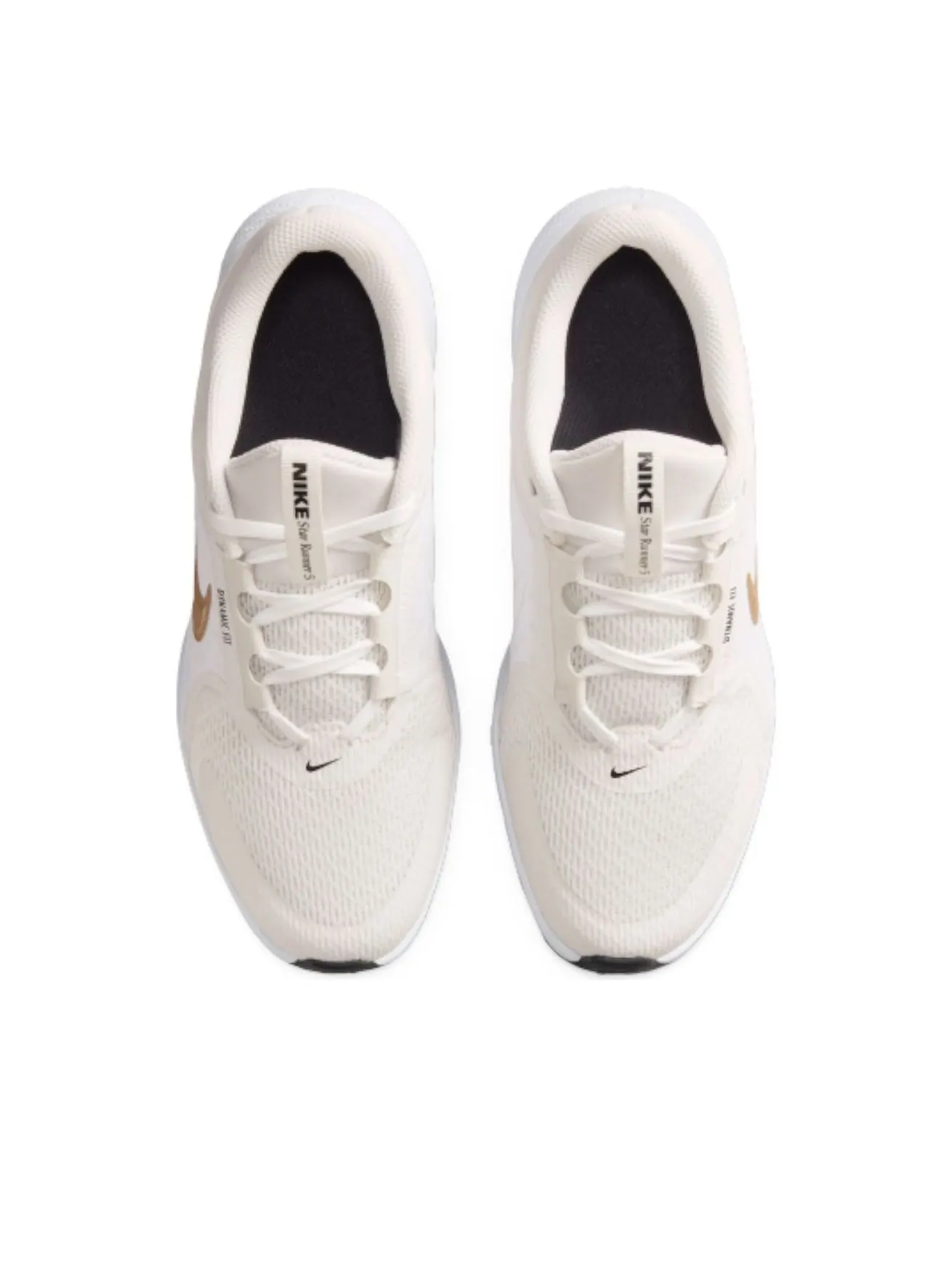 Кроссовки (GS) Nike Star Runner 5 'Platinum Tint Gold' — изображение 3 из 5, белый