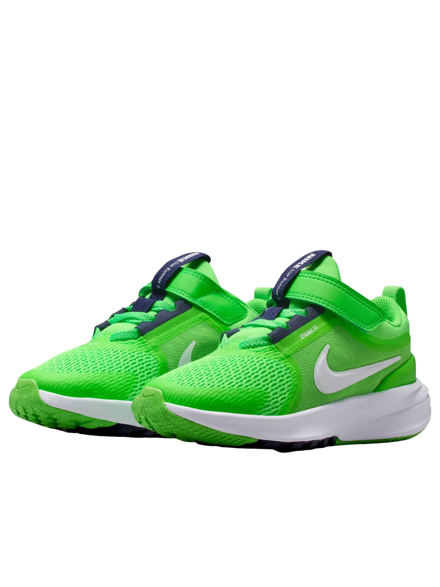 (PS) Кроссовки Nike Star Runner 5 'Green Strike Imperial Purple White' — изображение 4 из 6, зеленый