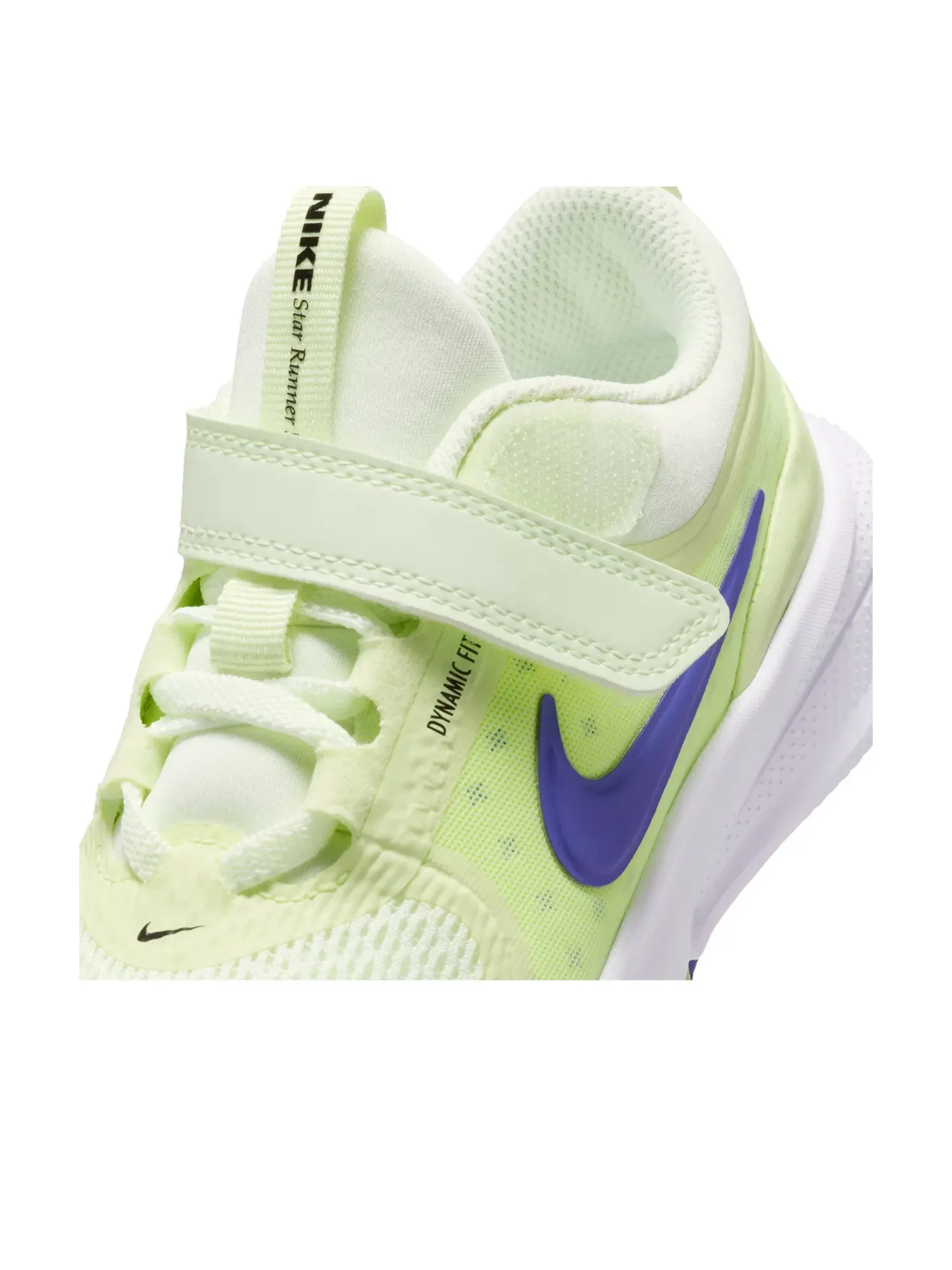 Детские кроссовки для бега с шнуровкой Star Runner 5 Nike — изображение 6 из 7, зеленый