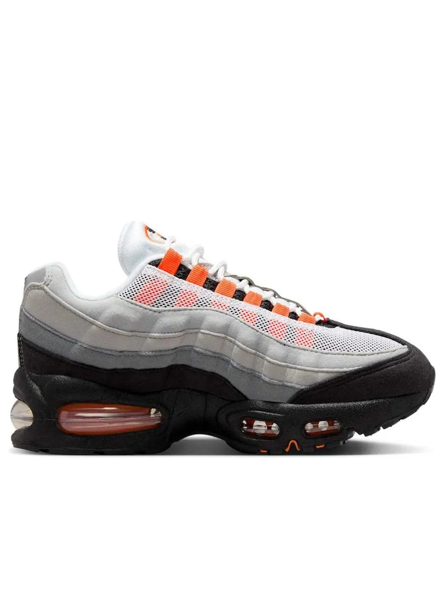 Кроссовки (GS) Nike Air Max 95 OG 'Bright Mandarin' 2025 — изображение 2 из 6, белый