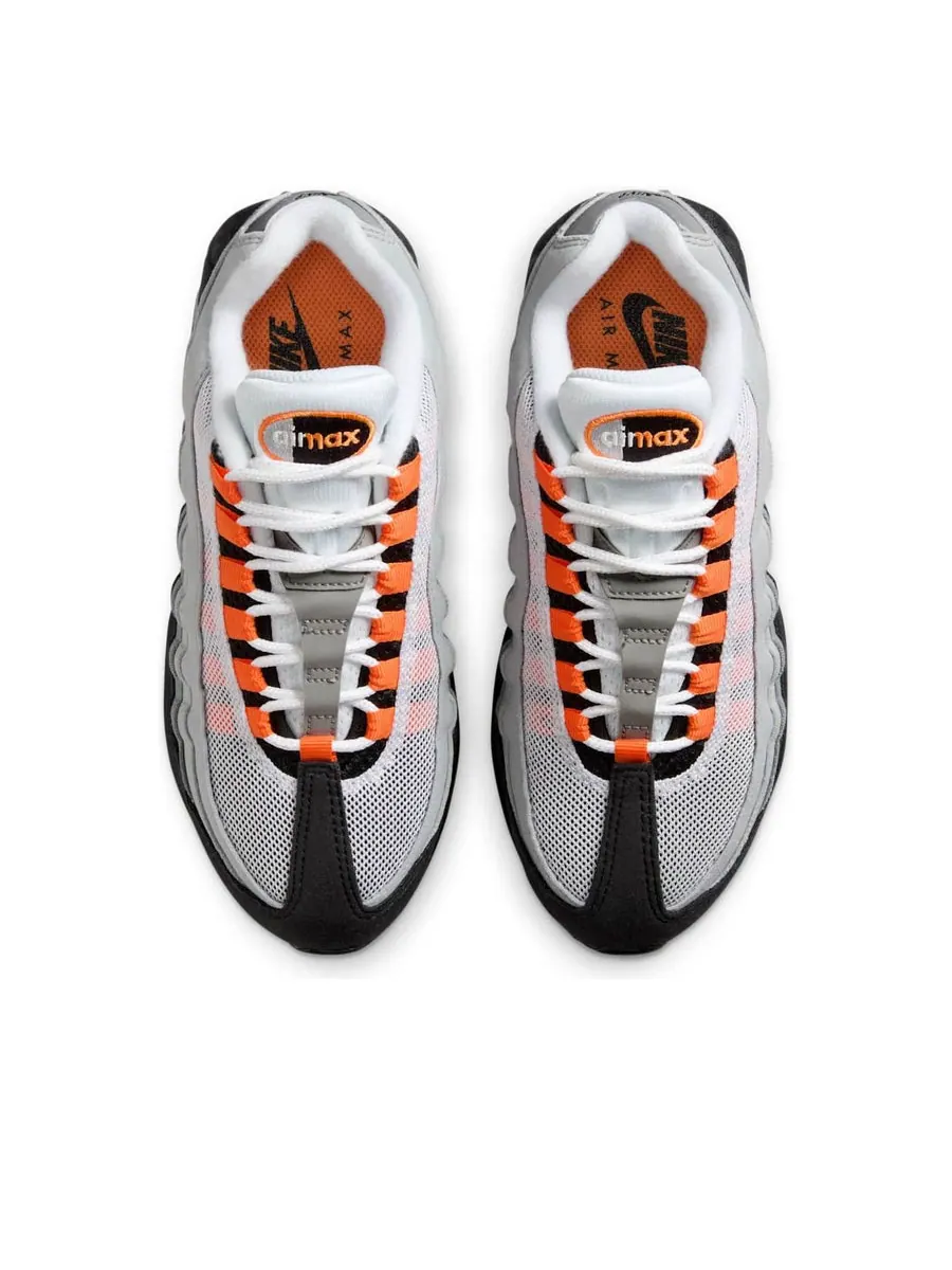 Кроссовки (GS) Nike Air Max 95 OG 'Bright Mandarin' 2025 — изображение 4 из 6, белый