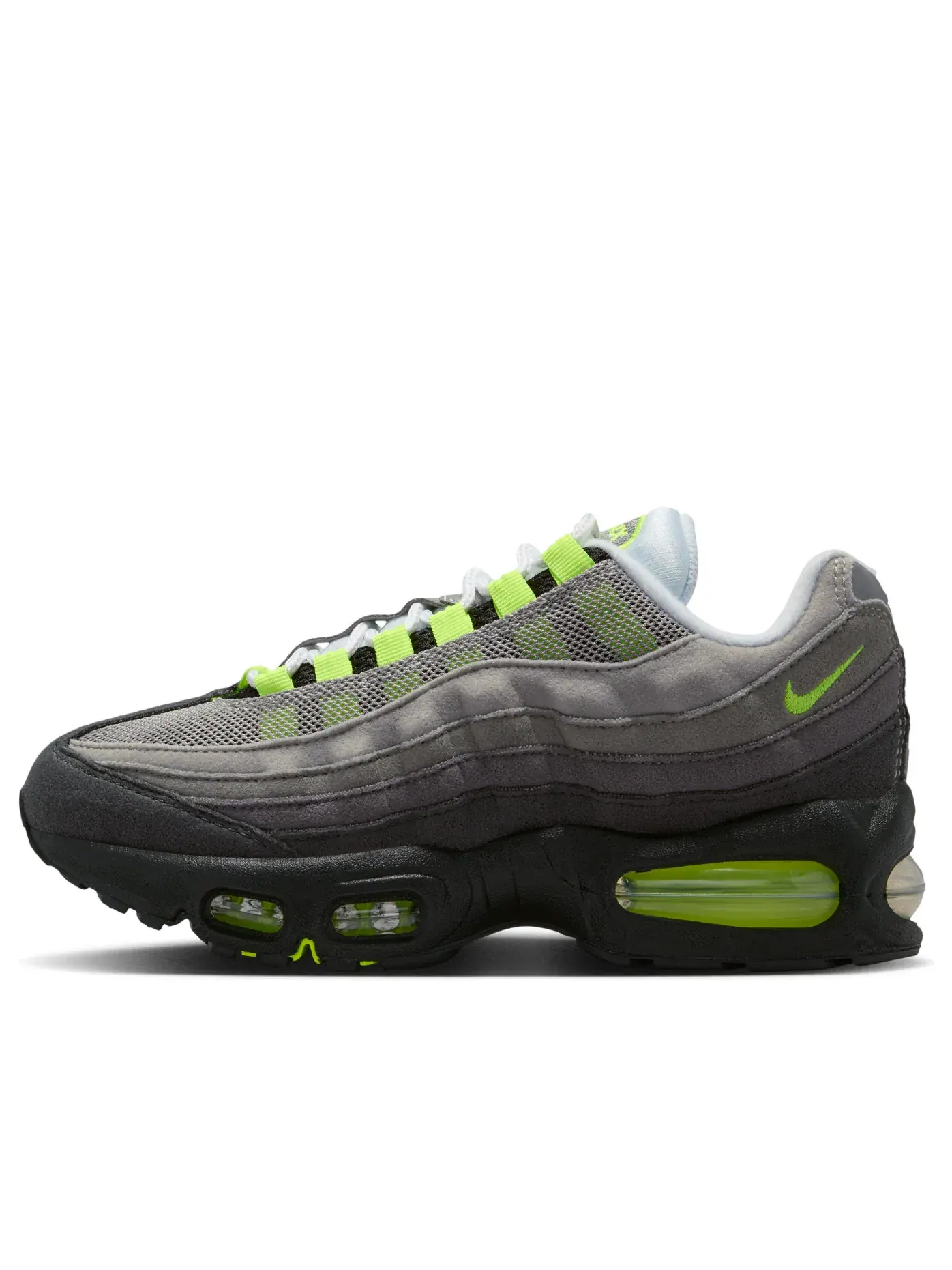 Кроссовки (GS) Nike Air Max 95 'Neon' — изображение 1 из 6, черный