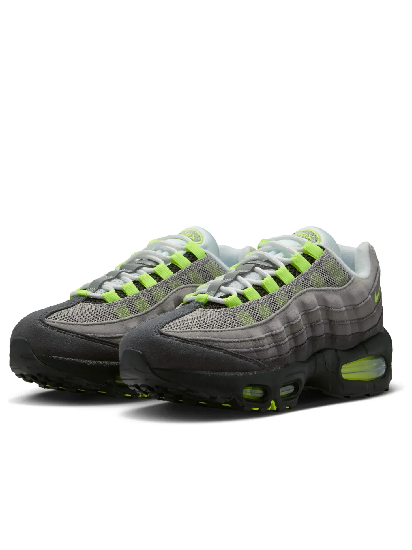 Кроссовки (GS) Nike Air Max 95 'Neon' — изображение 2 из 6, черный