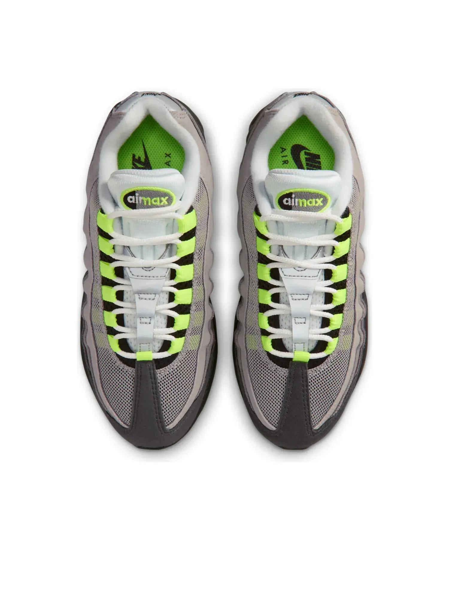Кроссовки (GS) Nike Air Max 95 'Neon' — изображение 3 из 6, черный