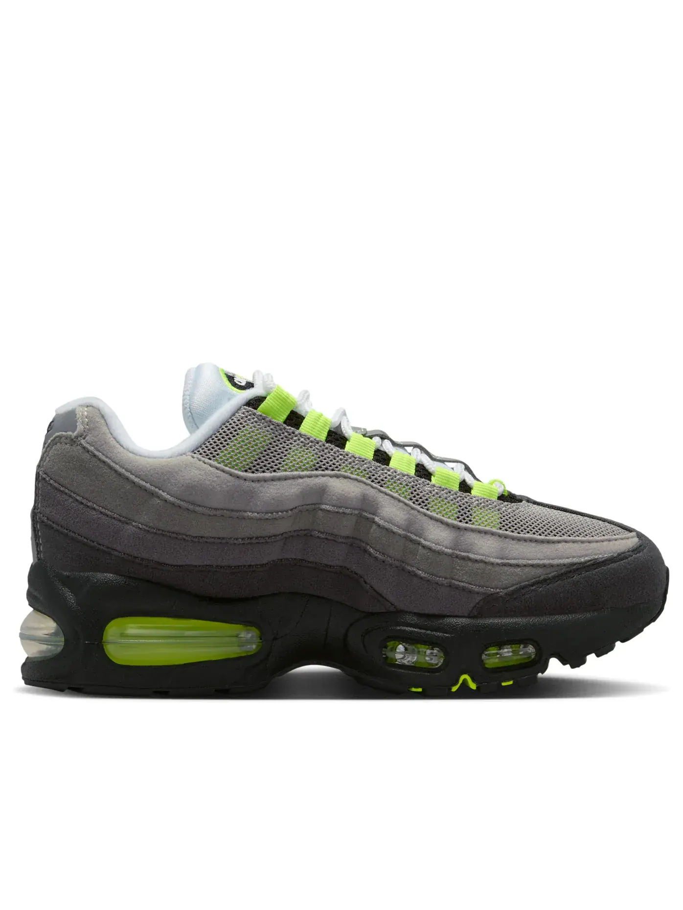 Кроссовки (GS) Nike Air Max 95 'Neon' — изображение 6 из 6, черный