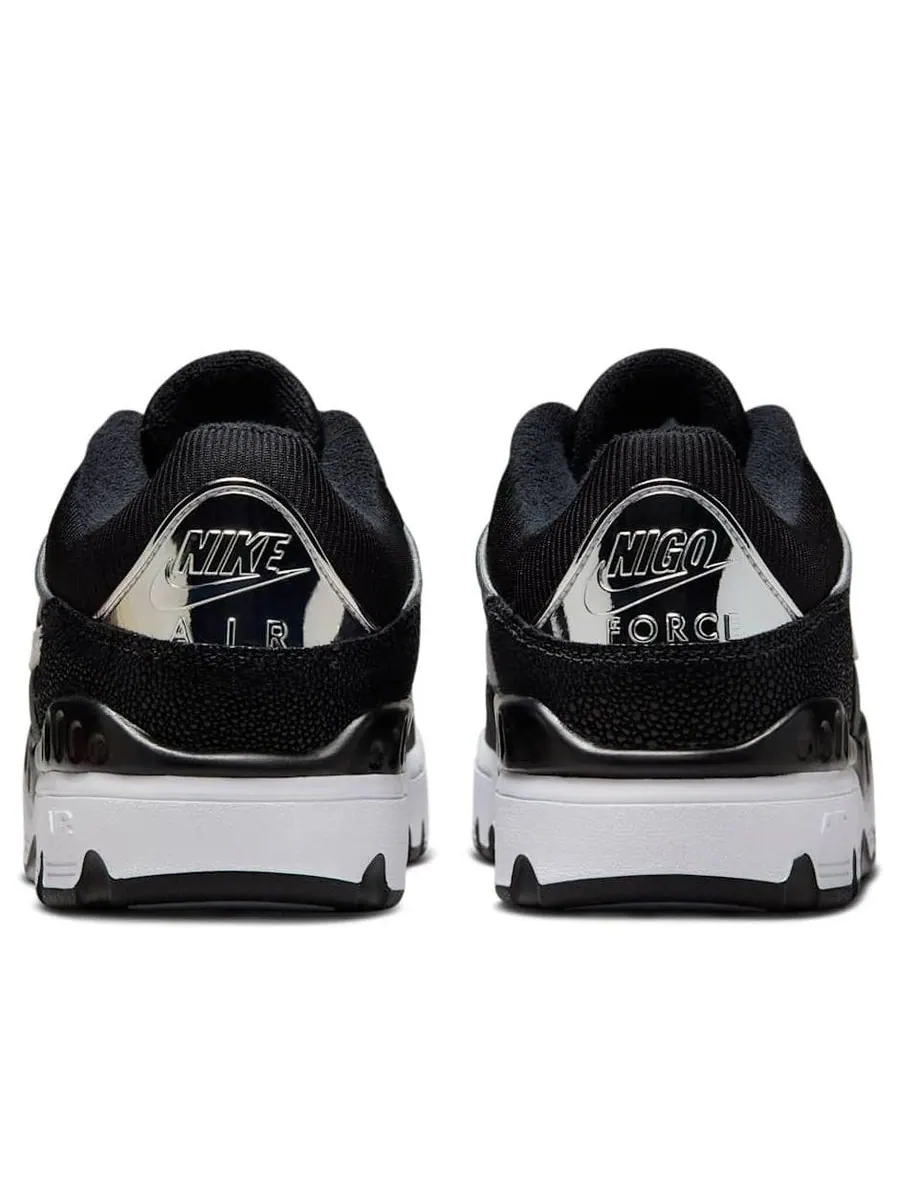 Кроссовки Nike x NIGO Air Force 3 'Black White' — изображение 5 из 6, черный