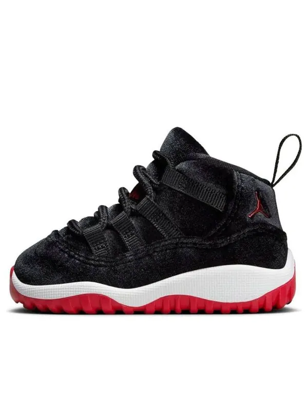 Кроссовки 11 retro 'bred velvet' Air Jordan — изображение 1 из 4, черный/красный/белый