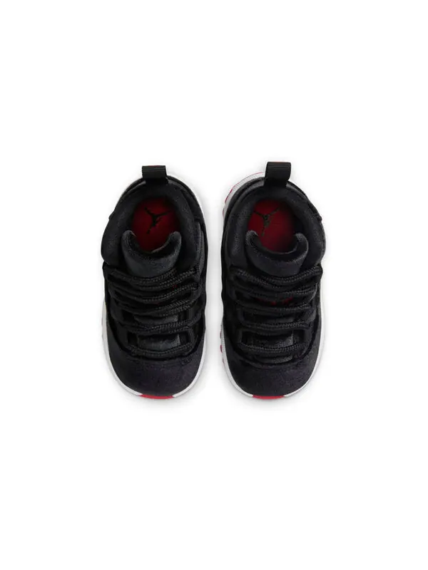 Кроссовки 11 retro 'bred velvet' Air Jordan — изображение 4 из 4, черный/красный/белый