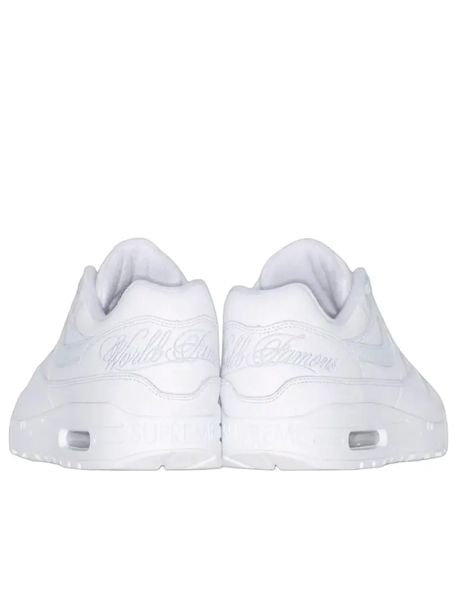 Кроссовки Nike x Supreme Air Max 1 ‘87 'Triple White' — изображение 3 из 3, белый