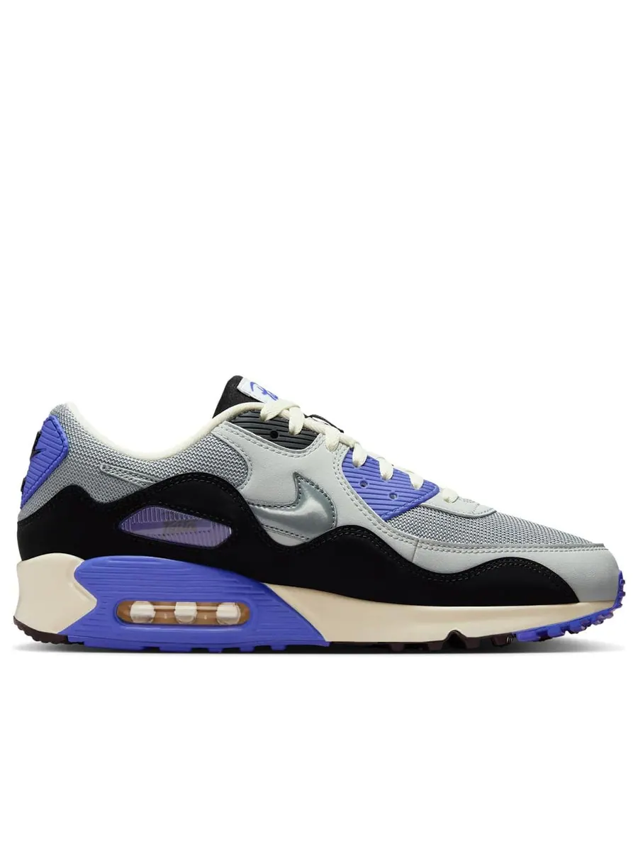 Кроссовки Nike x Patta Air Max 90 SP 'Waves Sapphire' — изображение 2 из 6, серый