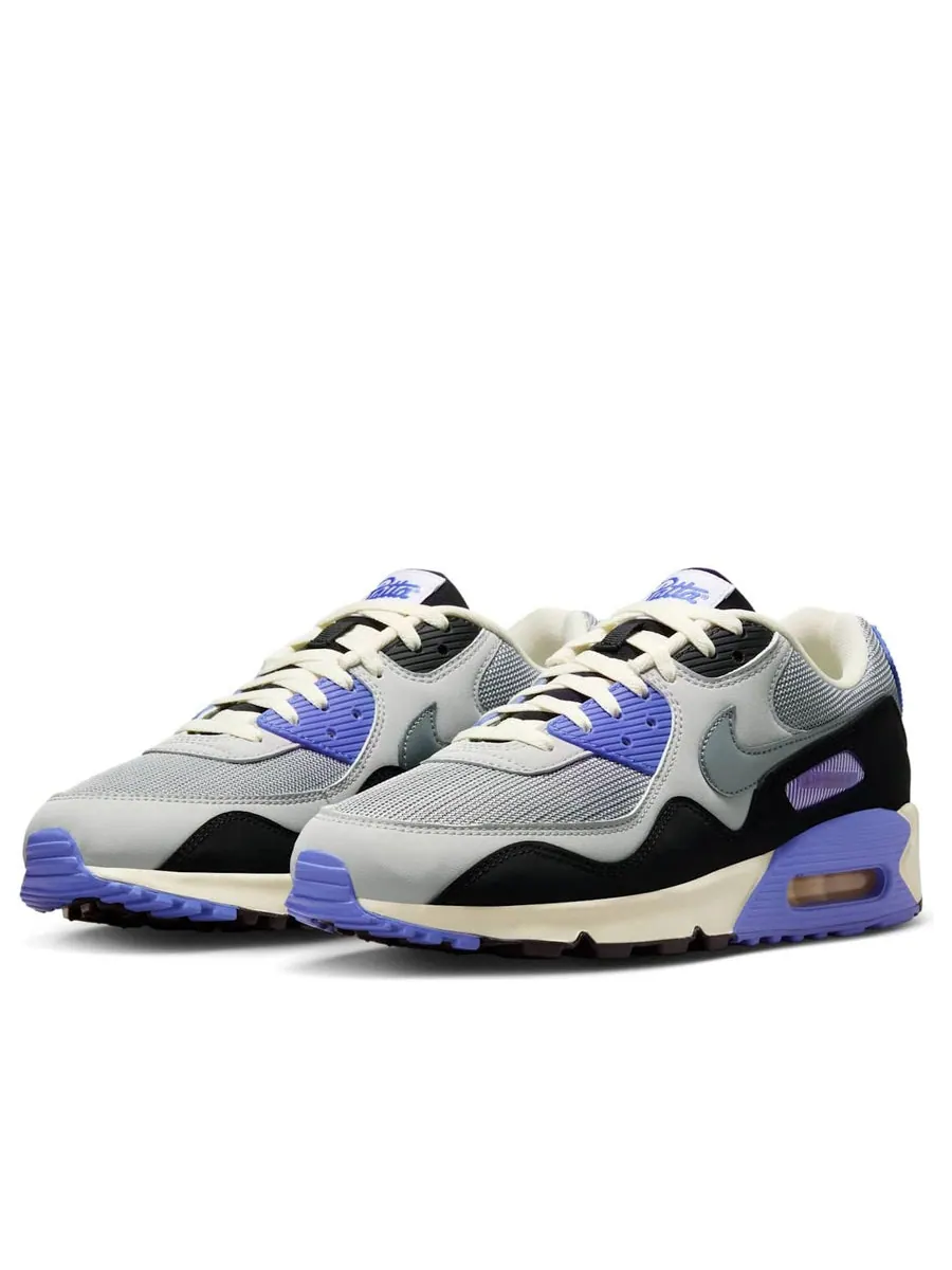 Кроссовки Nike x Patta Air Max 90 SP 'Waves Sapphire' — изображение 3 из 6, серый