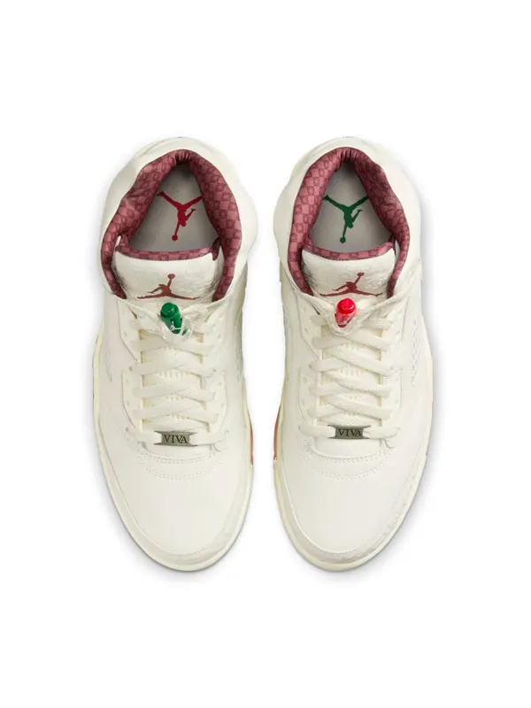 Кроссовки 5 retro 'el grito' Air Jordan — изображение 3 из 4, зеленый-темный