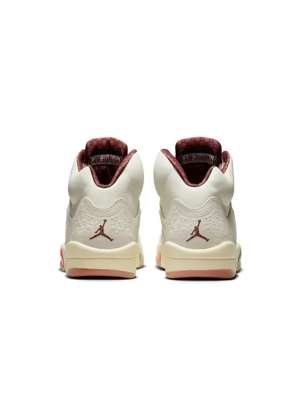 Кроссовки 5 retro 'el grito' Air Jordan — изображение 4 из 4, зеленый-темный