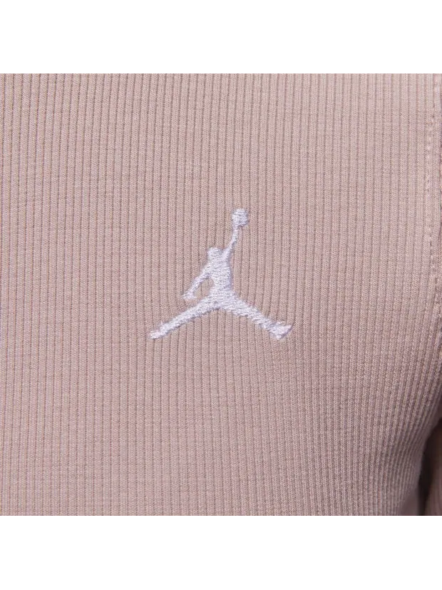 Кроссовки (WMNS) Air Jordan Long Sleeved Knitted Dress 'Fossil Lime White' — изображение 3 из 3, розовый