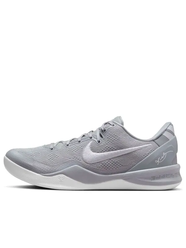 Кроссовки kobe 8 protro Nike — изображение 1 из 4, серый/белый