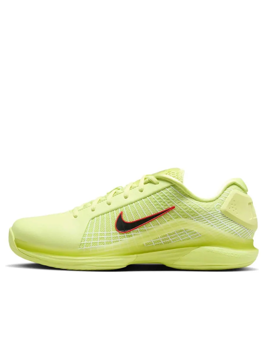 Кроссовки Nike Court Air Zoom Vapor 12 Hypersmash HC 'Light Lemon Twist Light Crimson' — изображение 1 из 6, зеленый