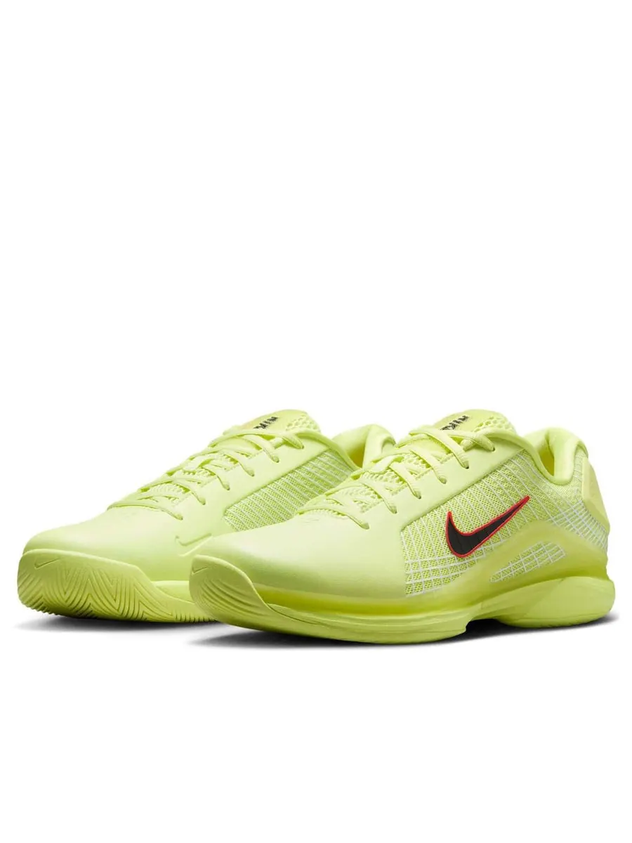 Кроссовки Nike Court Air Zoom Vapor 12 Hypersmash HC 'Light Lemon Twist Light Crimson' — изображение 3 из 6, зеленый