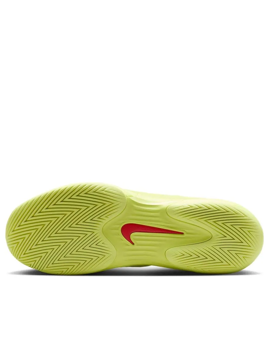 Кроссовки Nike Court Air Zoom Vapor 12 Hypersmash HC 'Light Lemon Twist Light Crimson' — изображение 6 из 6, зеленый