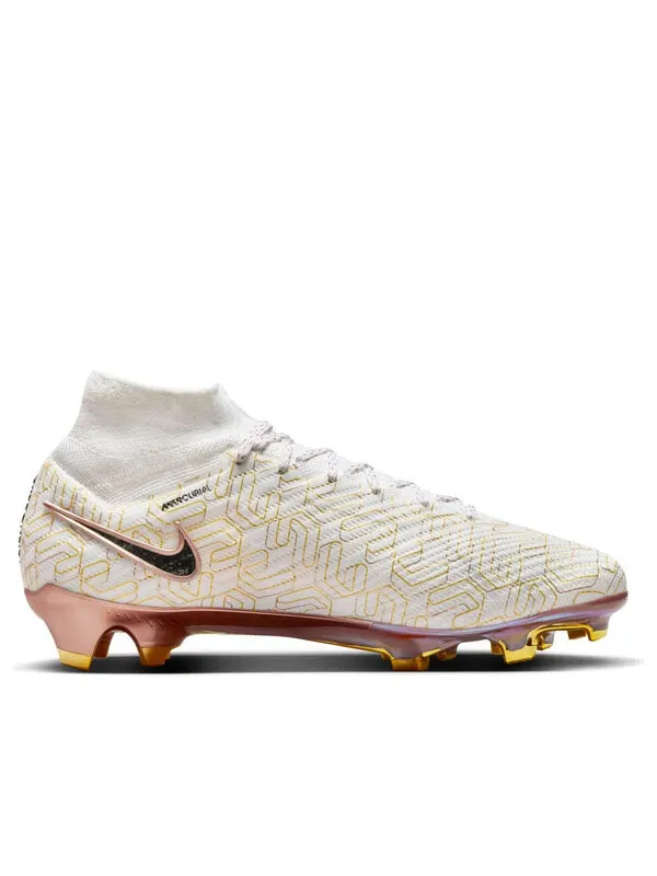 Кроссовки mercurial superfly 9 elite fg 'united golden pack' Nike — изображение 2 из 4, белый/золотистый/черный