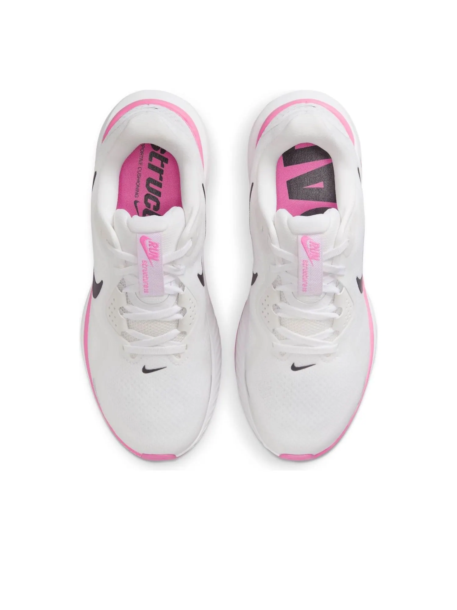 Кроссовки (WMNS) Nike Structure 26 'White Playful Pink' — изображение 2 из 6, белый
