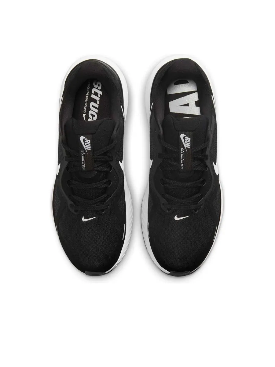 Кроссовки Nike Structure 26 'Black White' — изображение 4 из 6, черный