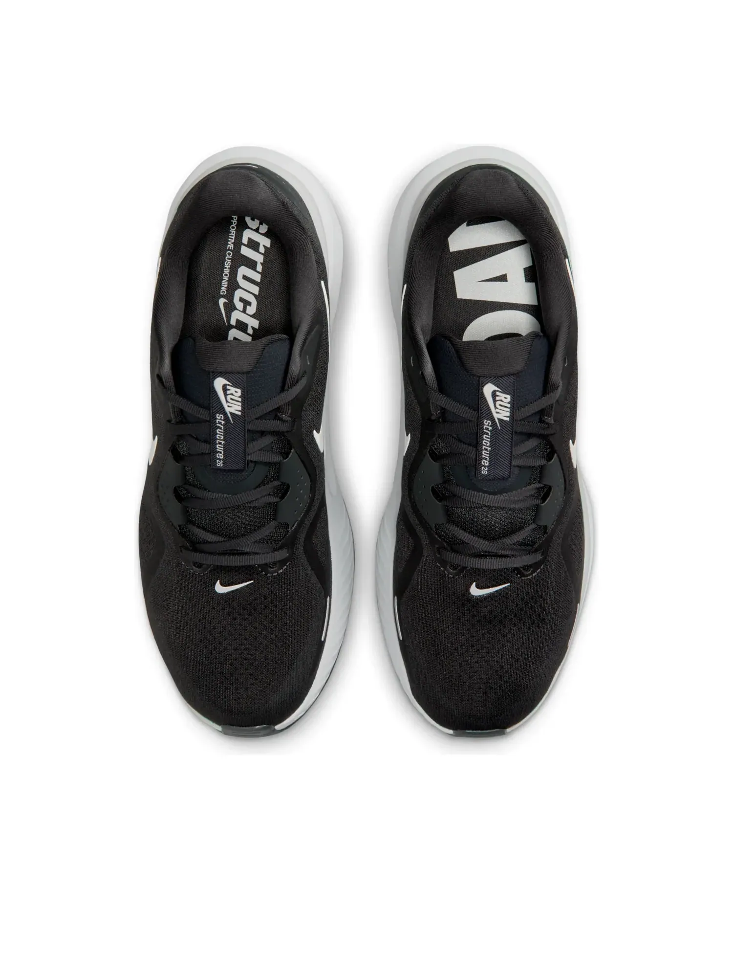 Кроссовки Nike Structure 26 'Anthracite Smoke Grey' — изображение 2 из 6, черный