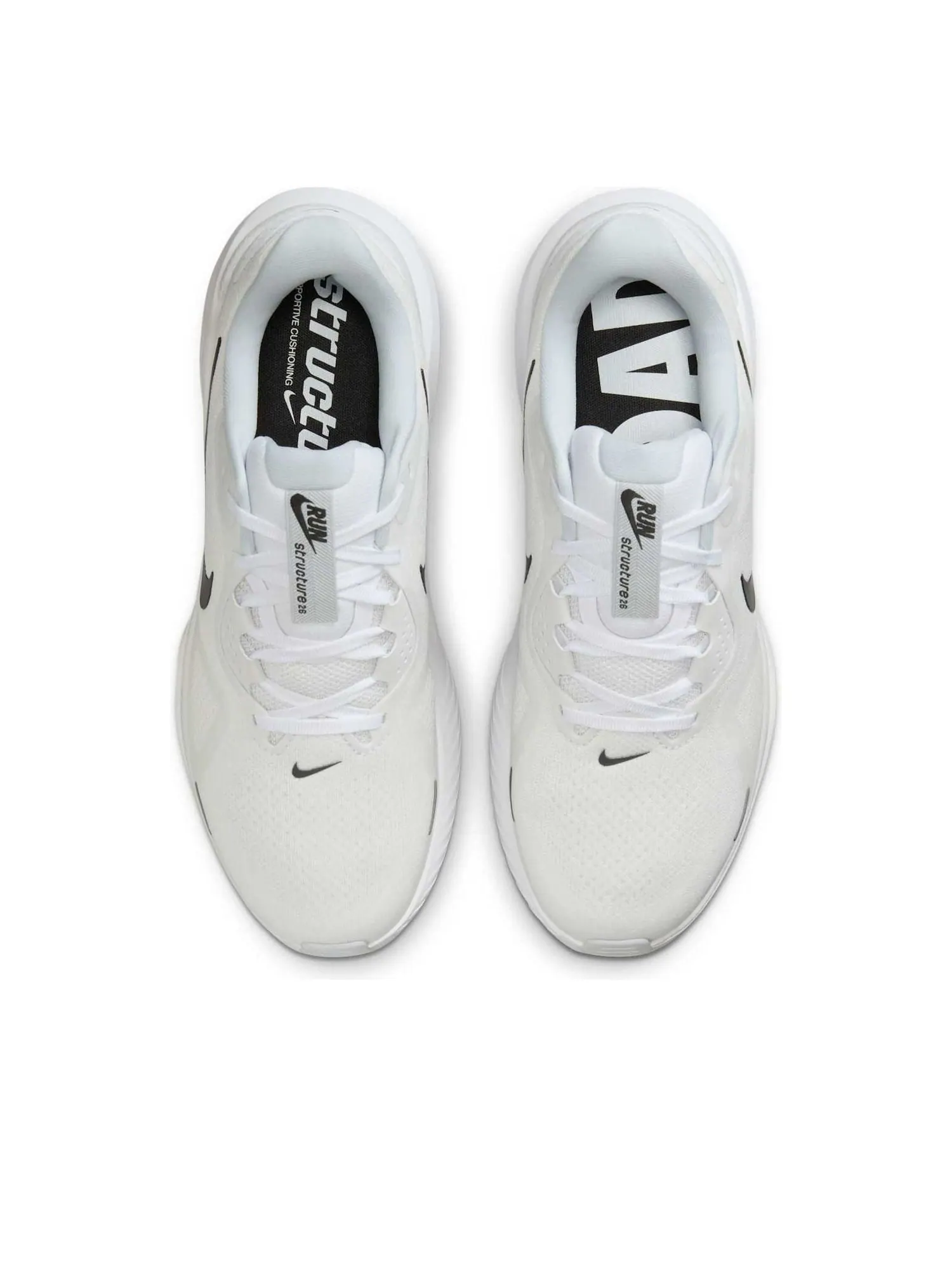 Кроссовки Nike Structure 26 'White Black' — изображение 4 из 7, белый