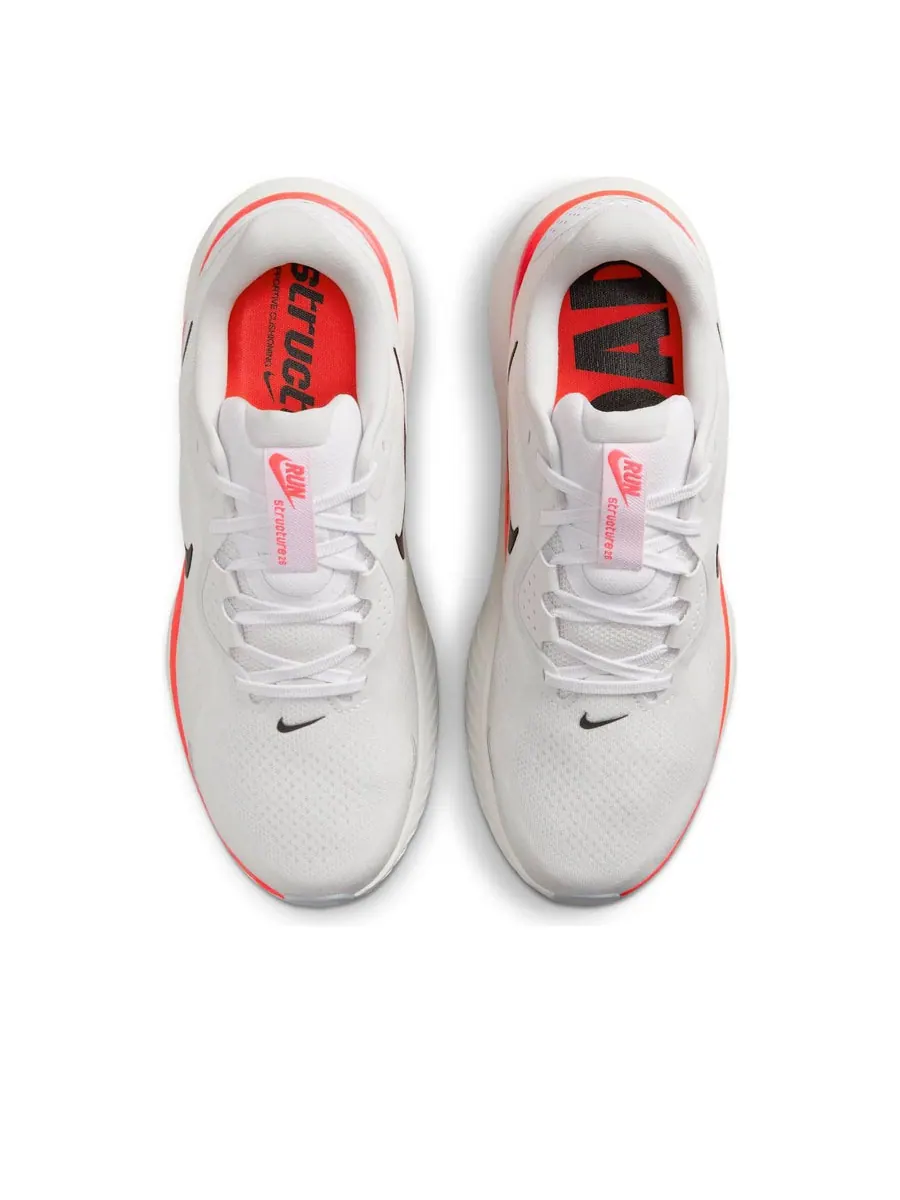 Кроссовки Nike Structure 26 'White Black Bright Crimson' — изображение 4 из 6, белый