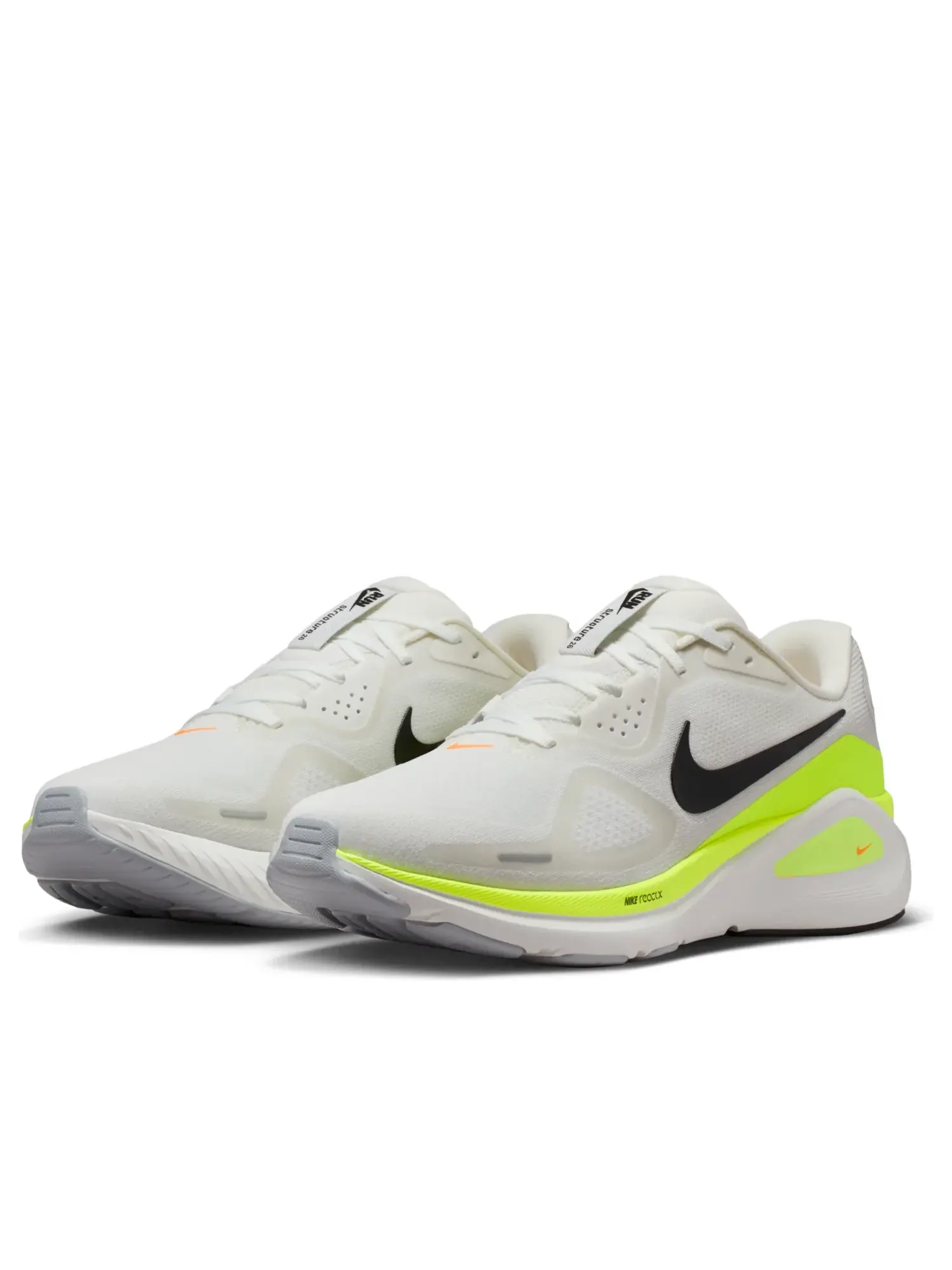Кроссовки Nike Structure 26 'Summit White Black Volt' — изображение 4 из 6, белый