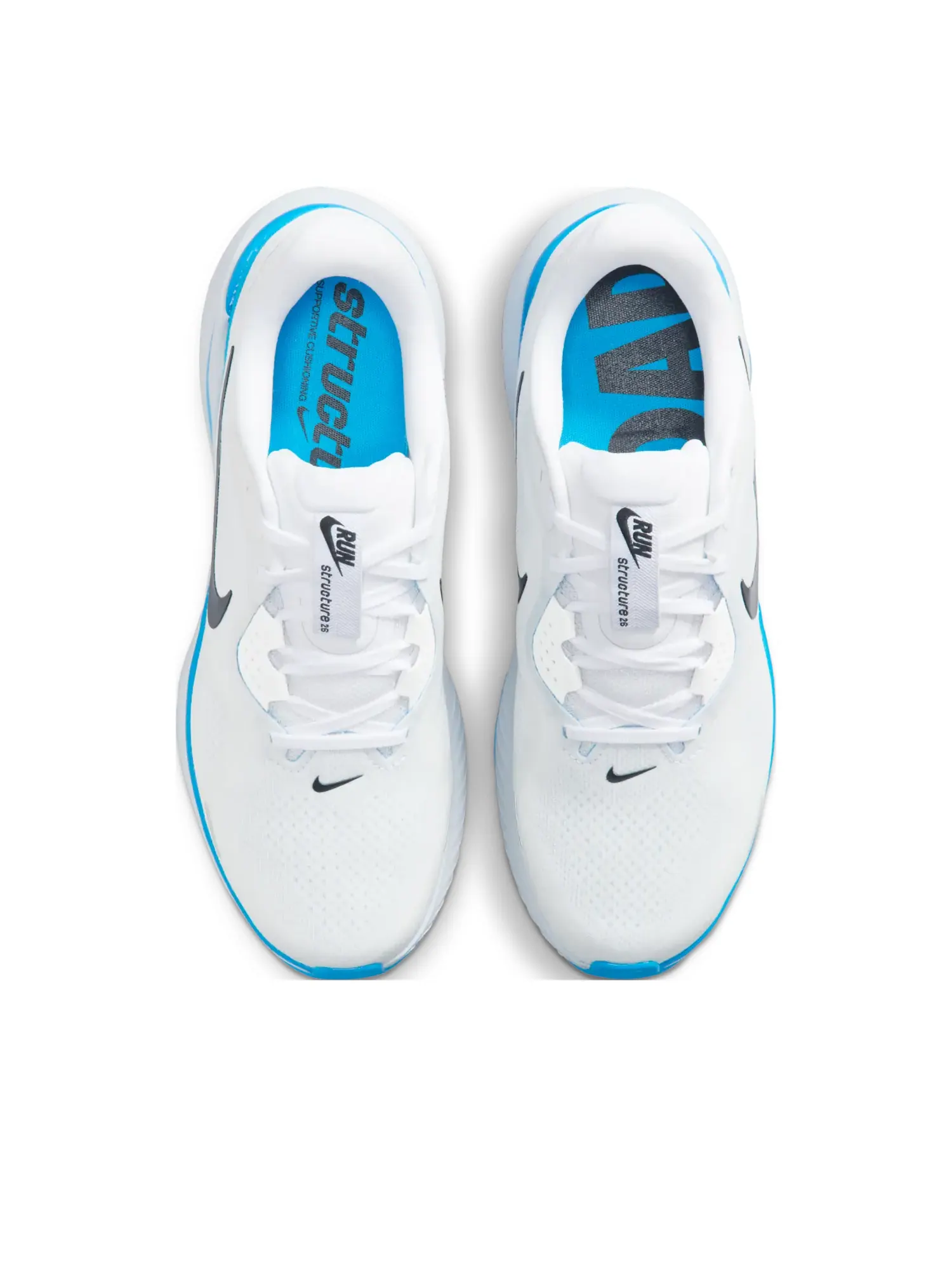 Кроссовки Nike Structure 26 'White Blue Hero' — изображение 4 из 7, белый