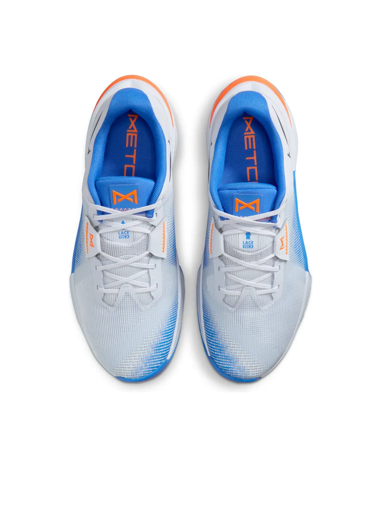 Кроссовки Nike Metcon 10 'Football Grey Orange Frost Navy' — изображение 2 из 6, синий