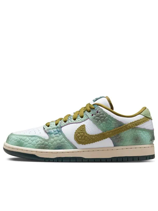 Кроссовки x alexis sablone sb dunk low Nike — изображение 1 из 4, зеленый//белый