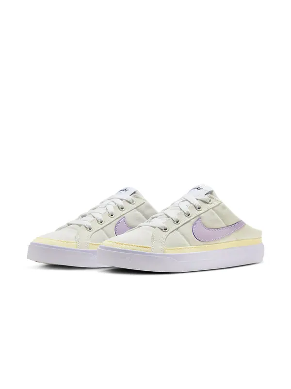 Кроссовки court legacy mule 'light yellow purple' Nike — изображение 3 из 4, желтый/фиолетовый