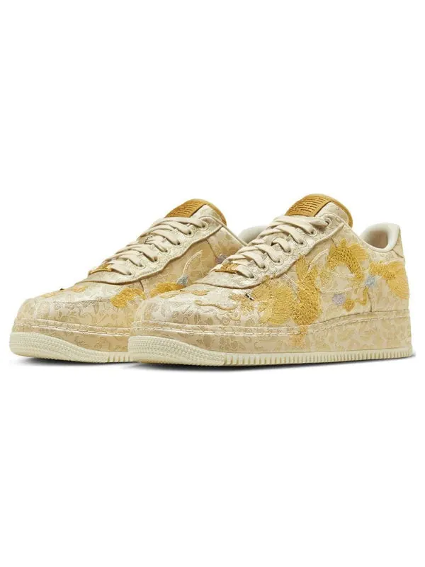 Кроссовки air force 1 low '07 'year of the dragon 2024' Nike — изображение 4 из 4, металлик золотистый