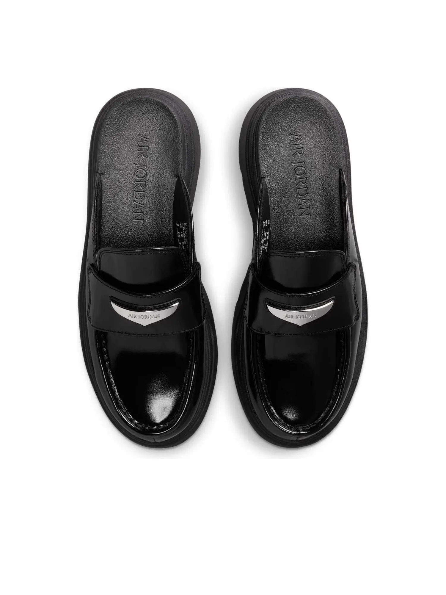 Кроссовки (WMNS) Air Jordan Mule 'Black Metallic Silver' — изображение 2 из 5, черный
