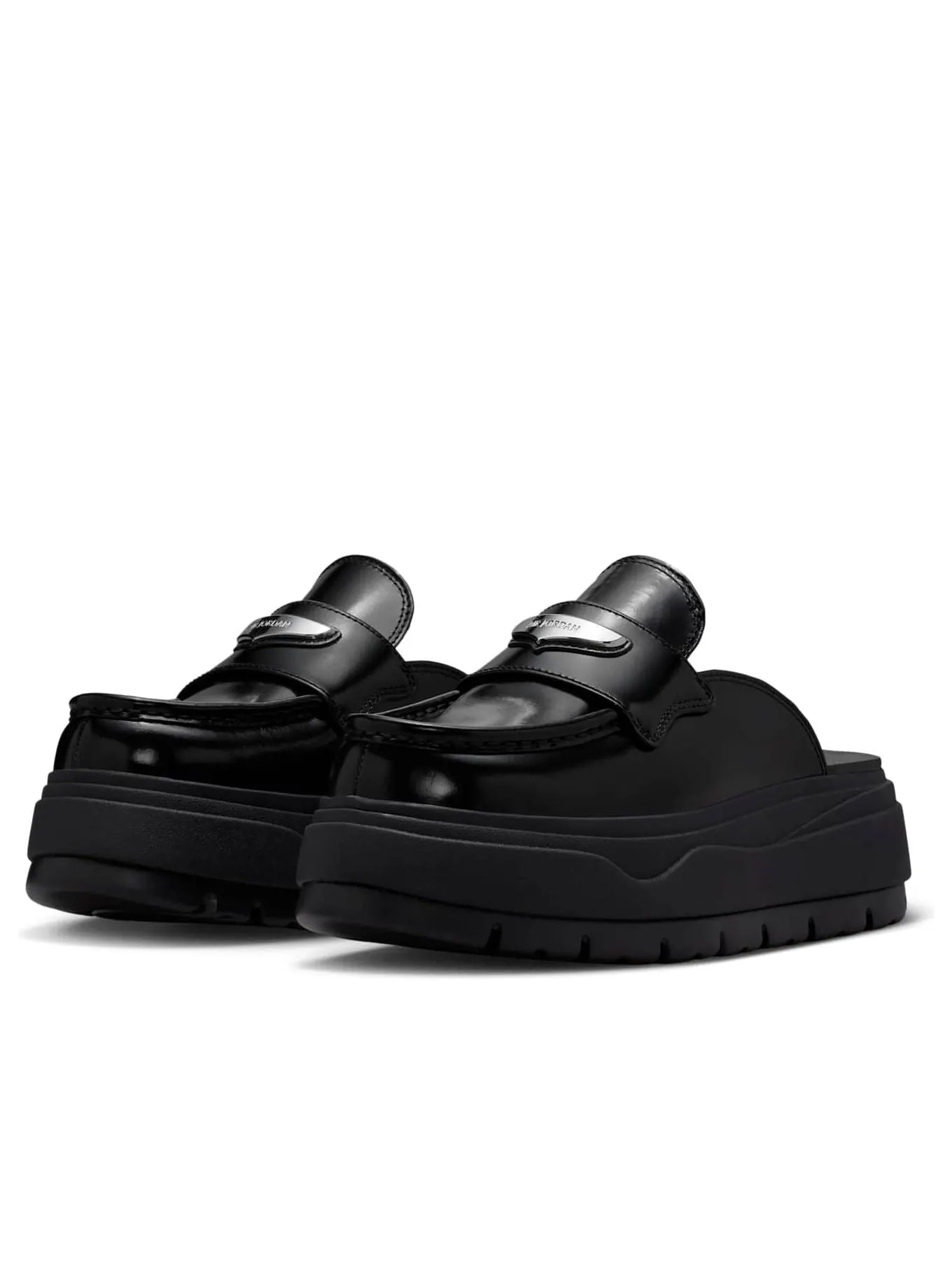 Кроссовки (WMNS) Air Jordan Mule 'Black Metallic Silver' — изображение 4 из 5, черный