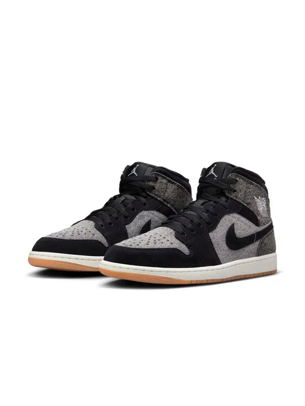 Кроссовки 1 mid se 'black denim' Air Jordan — изображение 3 из 4