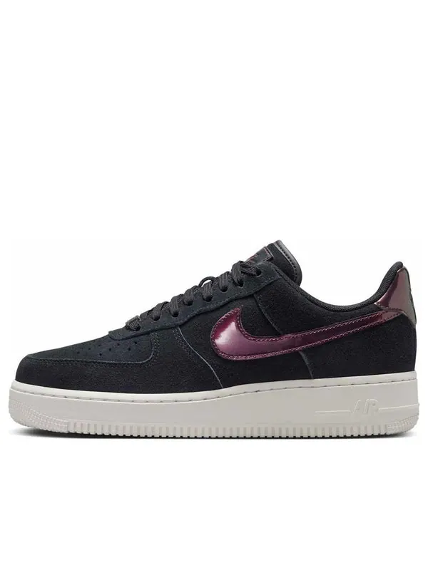 Кроссовки air force 1 '07 se 'eggplant swoosh' Nike — изображение 1 из 4, черный/темный/белый