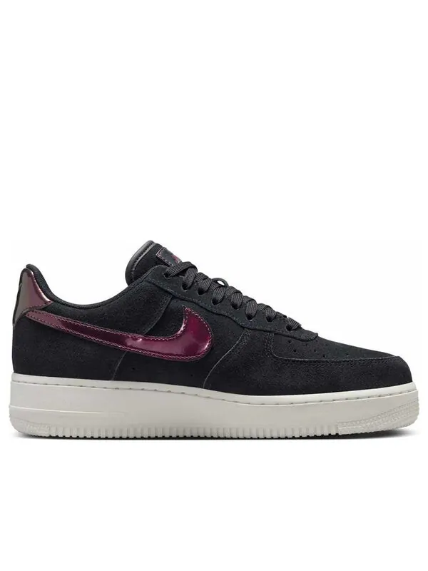 Кроссовки air force 1 '07 se 'eggplant swoosh' Nike — изображение 2 из 4, черный/темный/белый