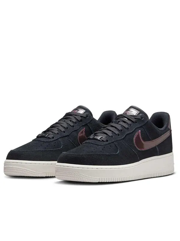 Кроссовки air force 1 '07 se 'eggplant swoosh' Nike — изображение 3 из 4, черный/темный/белый
