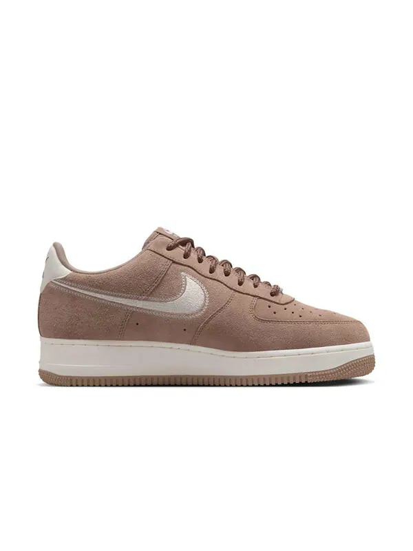 Кроссовки air force 1 low '07 lv8 'mink brown embroidered swoosh' Nike — изображение 2 из 4, коричневый