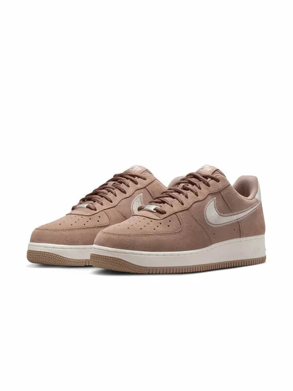 Кроссовки air force 1 low '07 lv8 'mink brown embroidered swoosh' Nike — изображение 3 из 4, коричневый