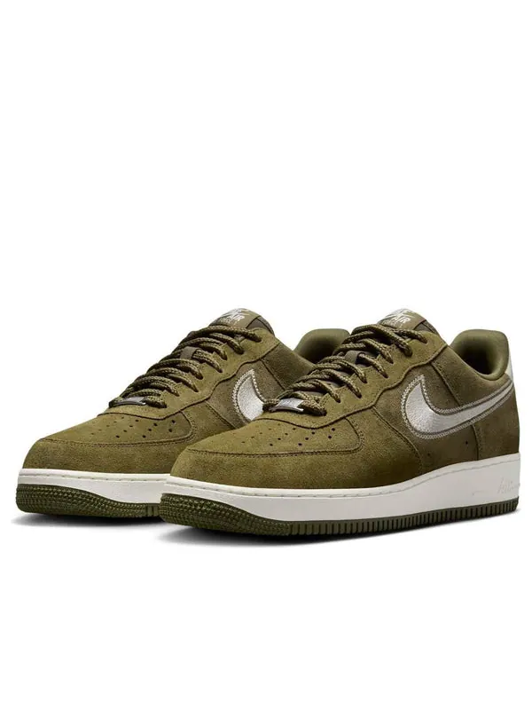 Кроссовки air force 1 low medium olive sail' Nike — изображение 3 из 4, оливковый зеленый