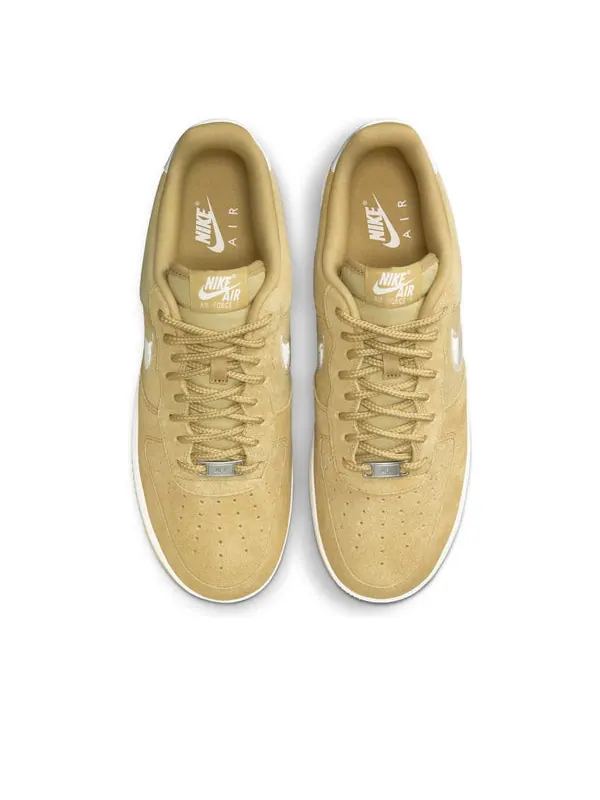 Кроссовки air force 1 low buff gold sail embroidered swoosh' Nike — изображение 4 из 4, золото