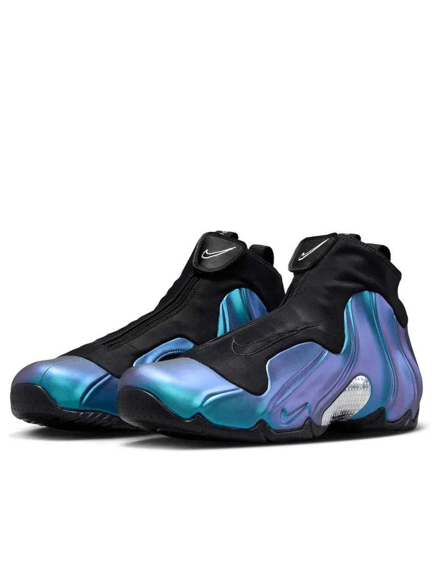 Кроссовки Nike Air Flightposite 'Dusty Cactus' — изображение 3 из 6, синий