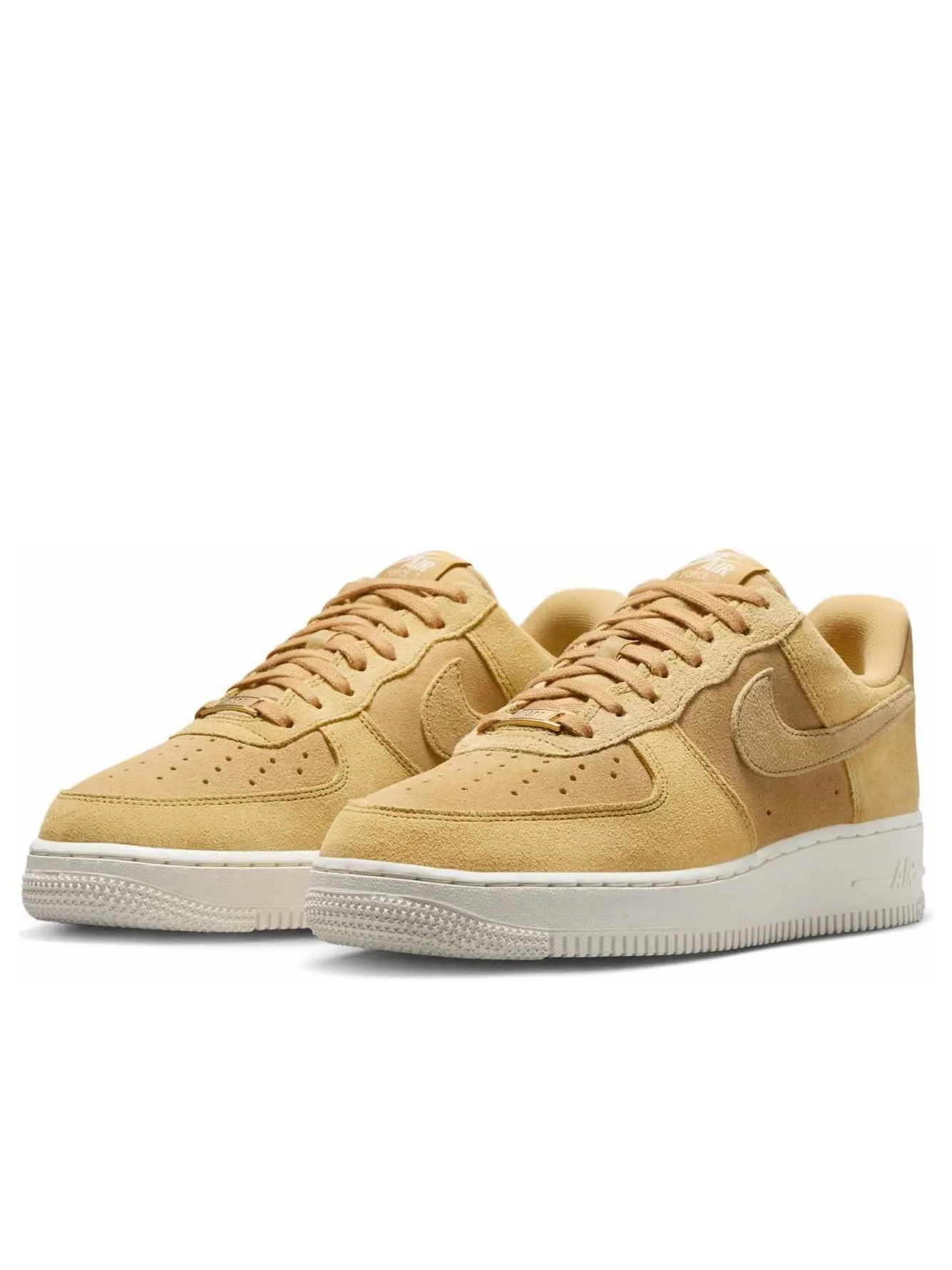 Кроссовки (WMNS) Nike Air Force 1 '07 'Club Gold' — изображение 3 из 6, бежевый