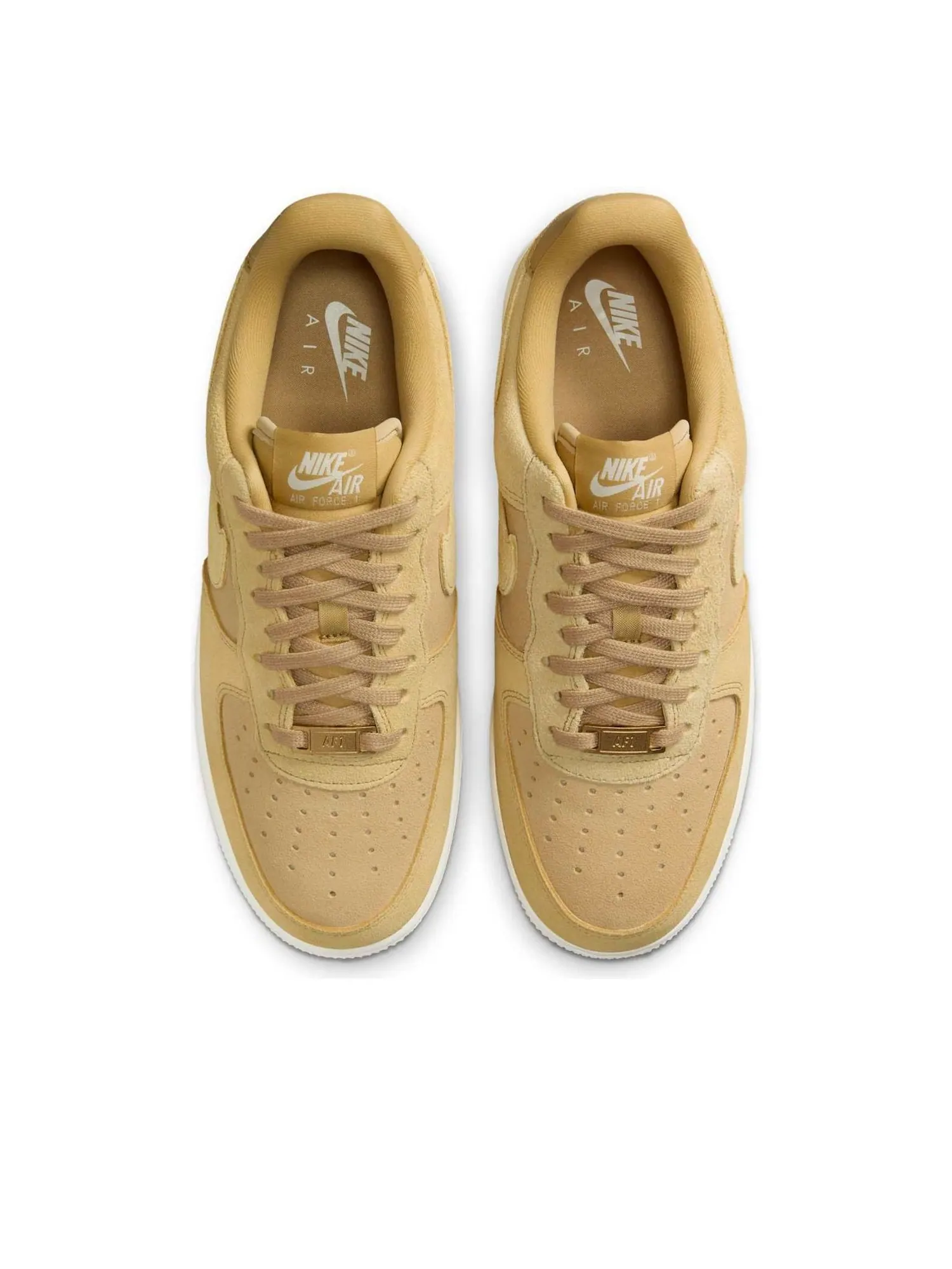 Кроссовки (WMNS) Nike Air Force 1 '07 'Club Gold' — изображение 4 из 6, бежевый