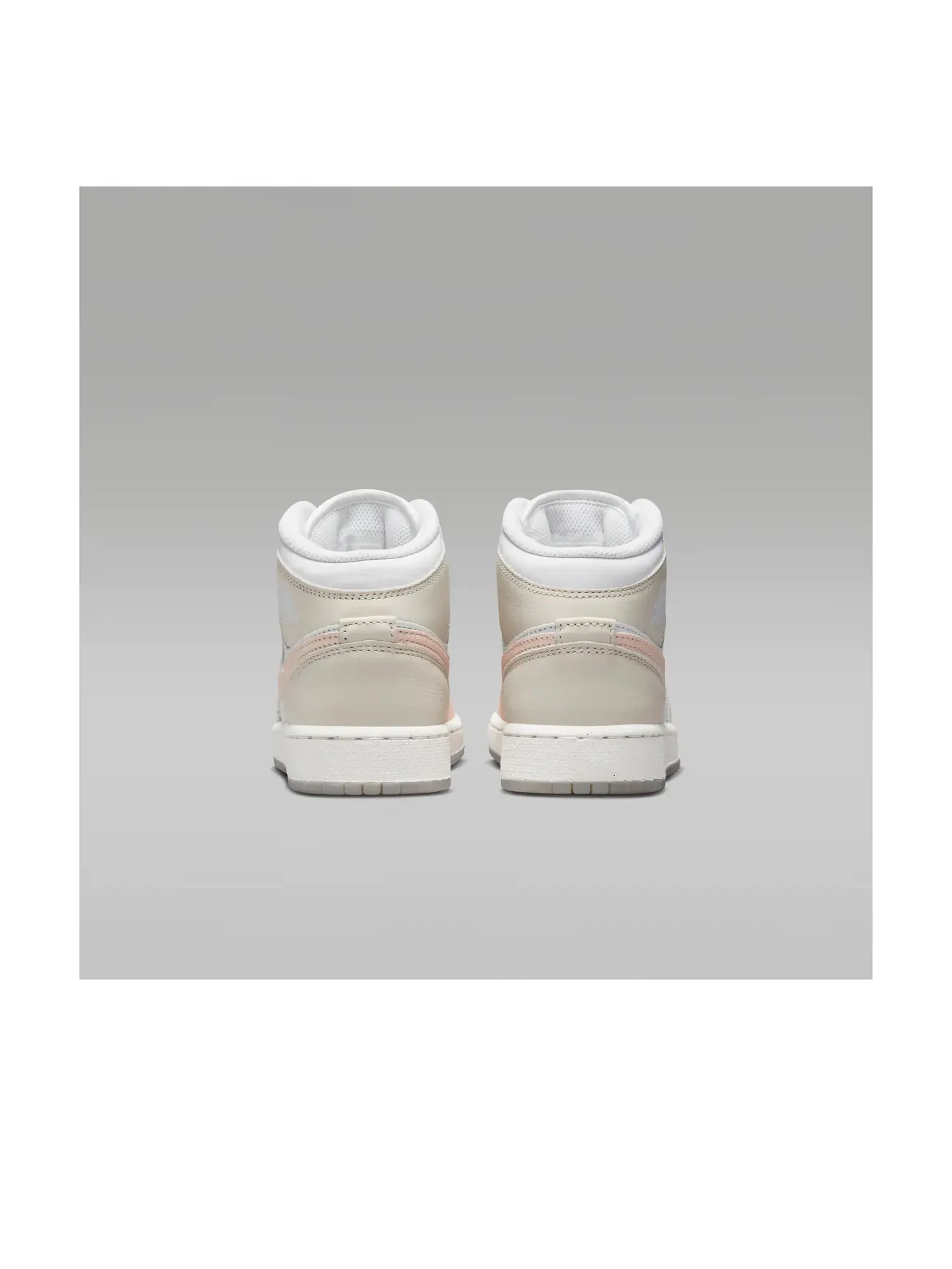 Кроссовки (GS) Air Jordan 1 Mid 'Flamingo' — изображение 3 из 6, розовый